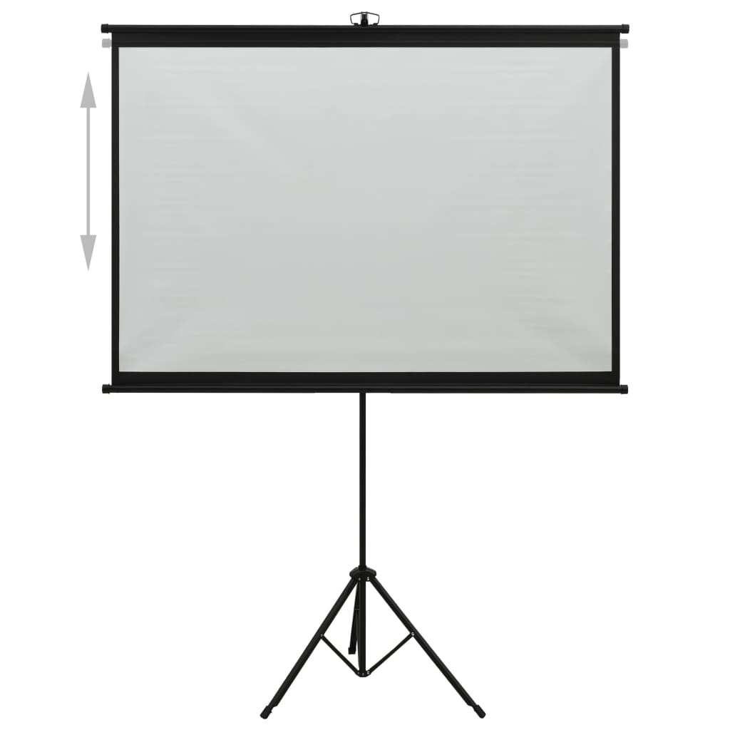 Projection Screen with Tripod 63" 1:1